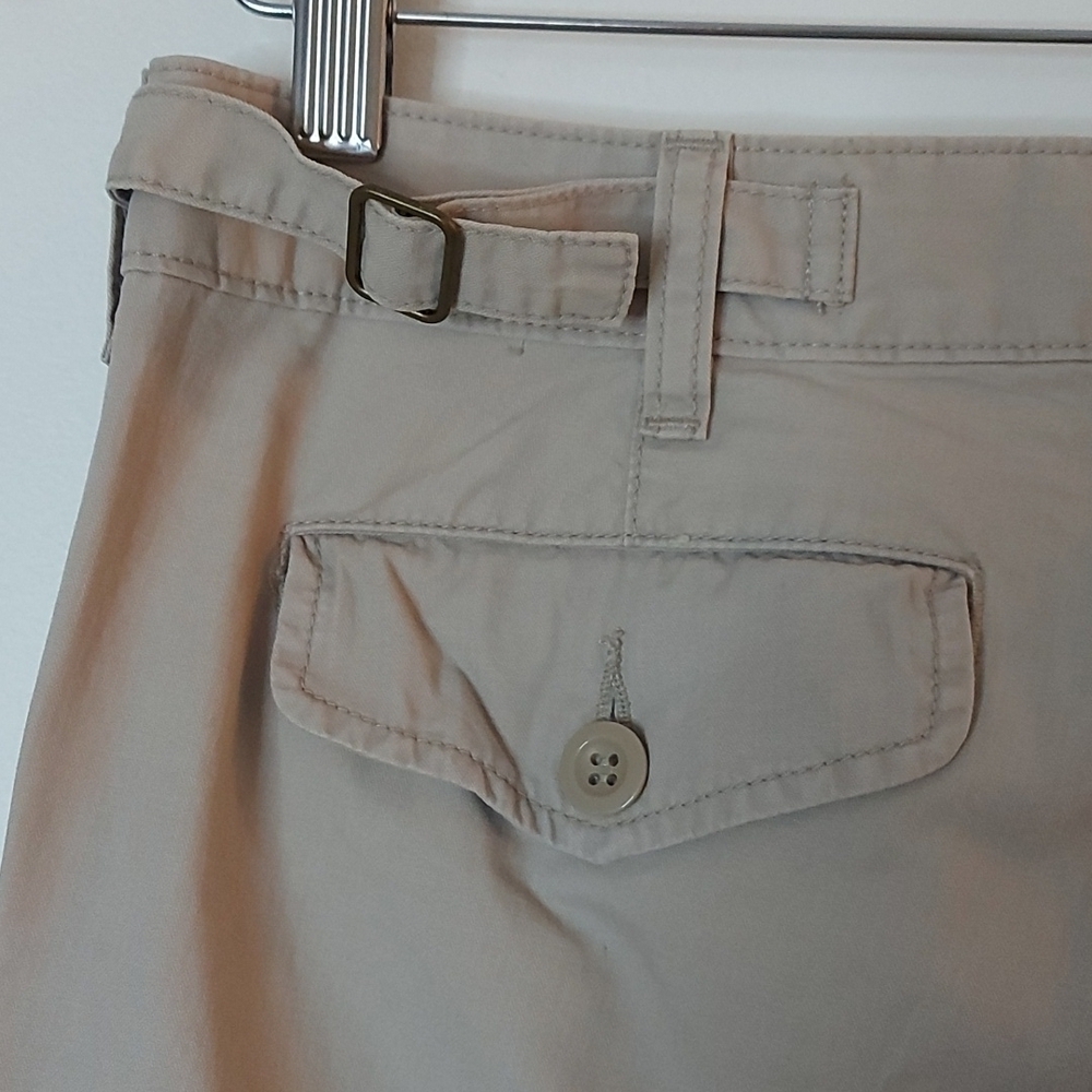 Vintage Polo Jeans Company Cargo Pants with Draw String Leg Beige Size 8 - Picture 5 of 10